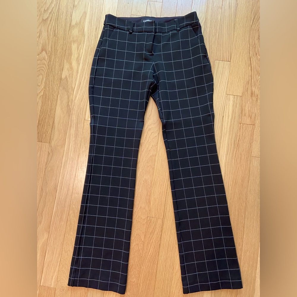 EXPRESS slacks window pane size 2R